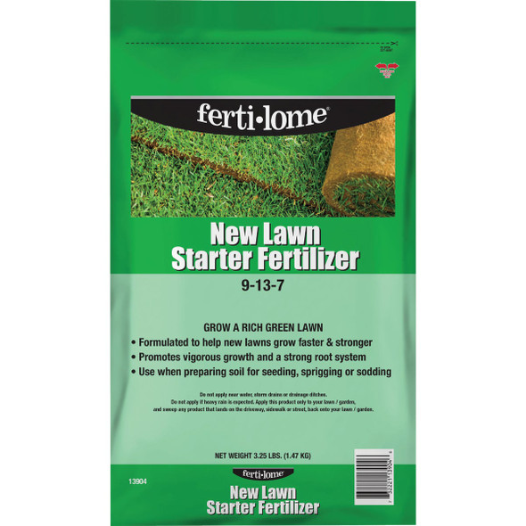 Ferti-lome 3.25 Lb. 812 Sq. Ft. 9-13-7 New Lawn Starter Fertilizer 13904
