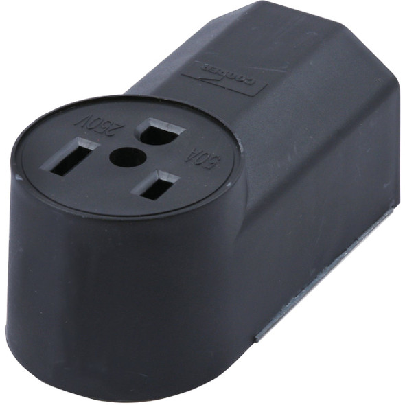 Forney 50A Surface Mount Black 6-50R Pin-Type Welder Power Outlet 58402