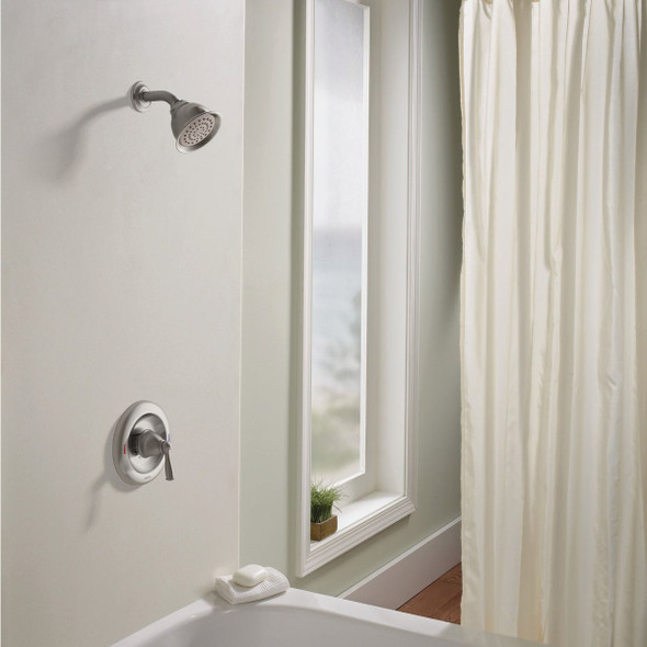 Moen Banbury Posi-Temp 1-Handle Lever Shower Faucet, Spot Resist Brushed Nickel 82912SRN 400642