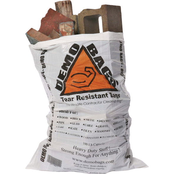 Demo 42 Gal. Contractor White Trash Bag (5-Count) DB05-42JR