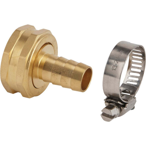 Best Garden 1/2 In. Female Brass Hose End Repair Hose Coupling GB9411-1/2"