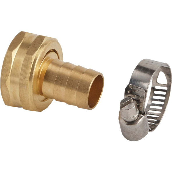 Best Garden 5/8 In. Female Brass Hose End Repair Hose Coupling GB9411-5/8"