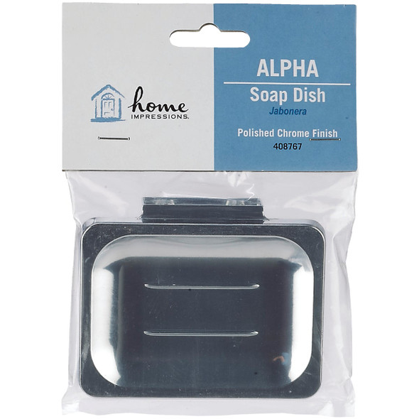 Home Impressions Alpha Chrome Soap Dish 408767 408767