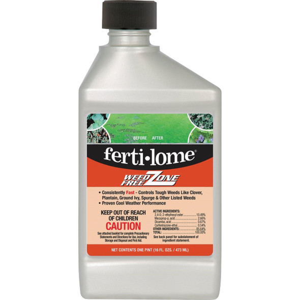Ferti-lome Weed Free Zone 16 Oz. Concentrate Weed Killer 10524