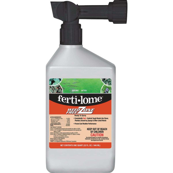 Ferti-lome Weed Free Zone 32 Oz. Ready To Spray Weed Killer 10527