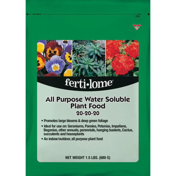 Ferti-lome 1.5 Lb. 20-20-20 All Purpose Dry Plant Food 11721