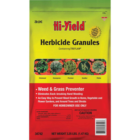 Hi-Yield 3.25 Lb. Ready To Use Granules Grass & Weed Preventer 34742