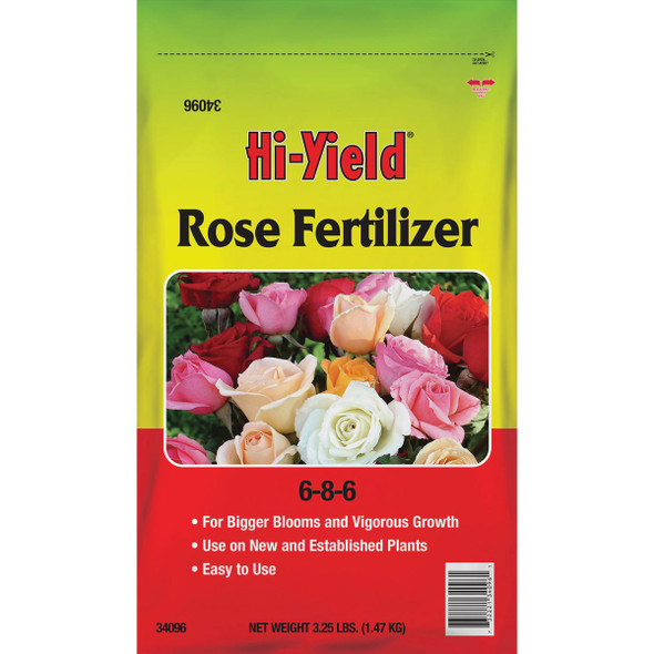Hi-Yield 3.25 Lb. 6-8-6 Dry Plant Food Rose Fertilizer 34096