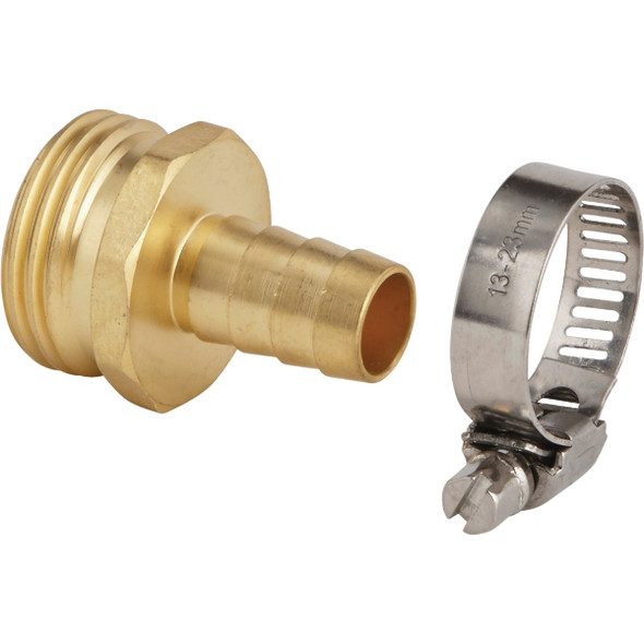 Best Garden 1/2 In. Male Brass Hose End Repair Hose Coupling GB9412-1/2"