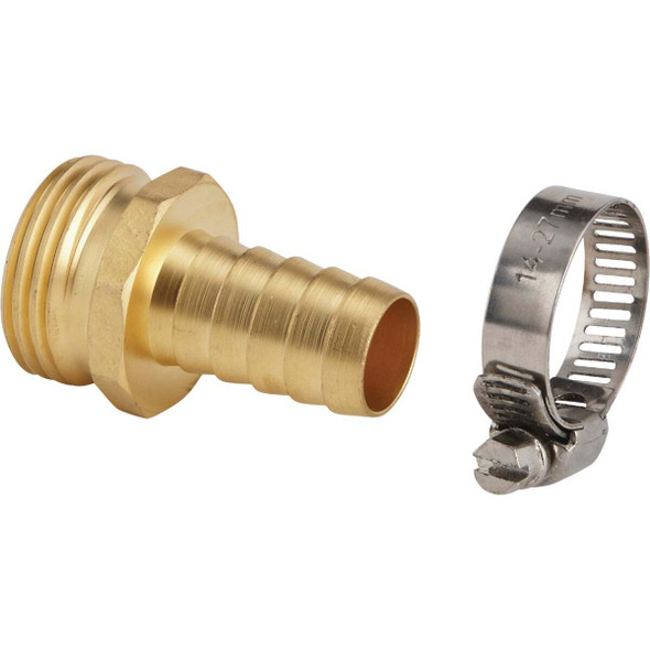 Best Garden 5/8 In. Male Brass Hose End Repair Hose Coupling GB9412-5/8"