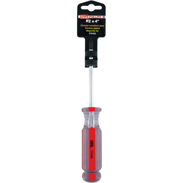 Do it Best #2 x 4 In. Phillips Screwdriver 376302 376302
