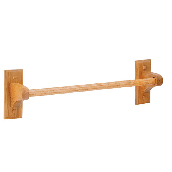 Home Impressions Sierra 18 In. Oak Towel Bar B51101