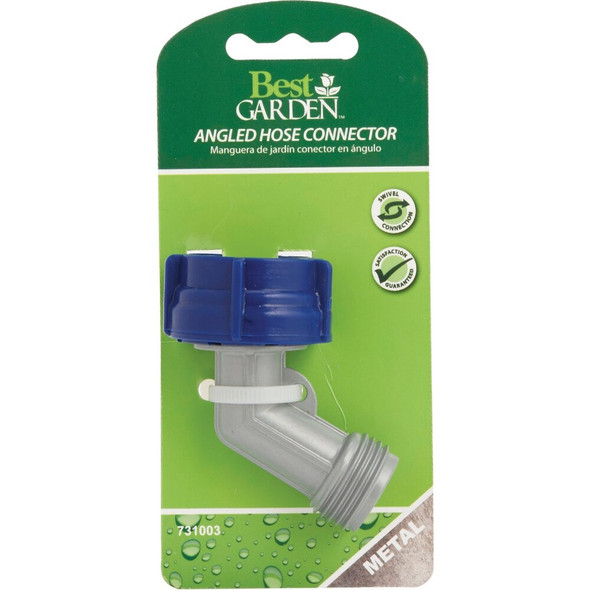Best Garden 3-4 In. FHT x 3-4 In. MHT Metal Gooseneck Hose Connector GC-647 731003
