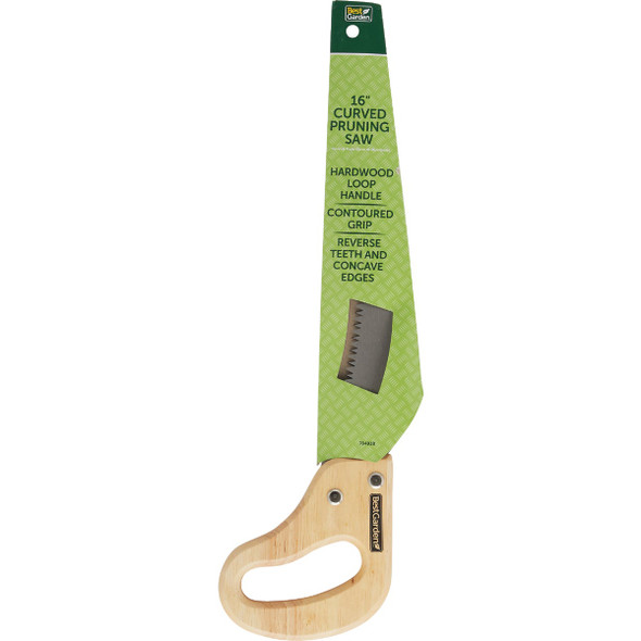 Best Garden 16 In. Loop Handle Curved Pruning Saw