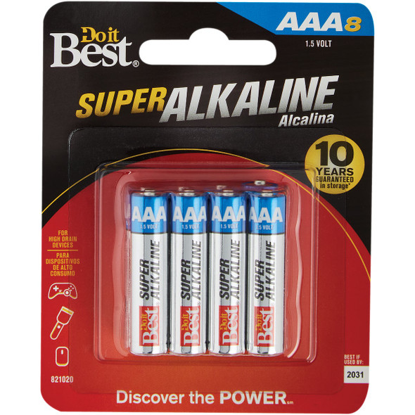 Do it Best AAA Alkaline Battery (8-Pack) DIB821020
