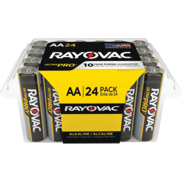 Rayovac UltraPro AA Alkaline Battery (24-Pack) ALAA-24PPJ