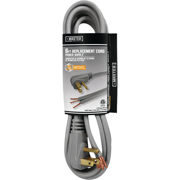 Master Electrician 6 Ft. 16/3 13A Appliance Cord 09726ME