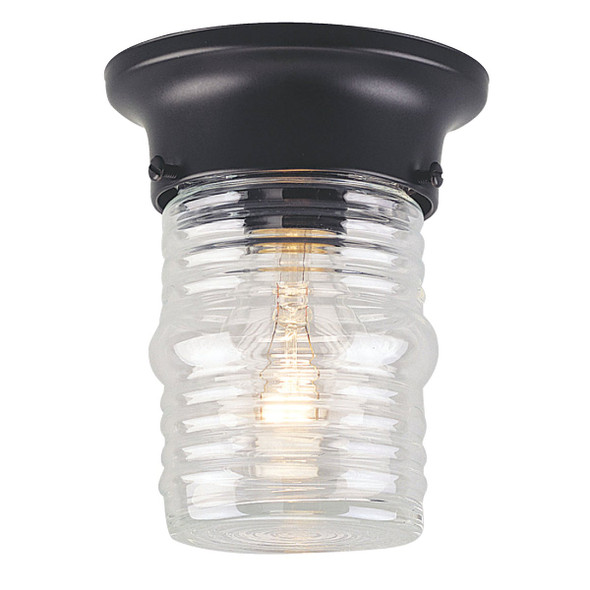 Canarm Incandescent Type A 60W Aluminum Diecast Outdoor Ceiling Light Fixture