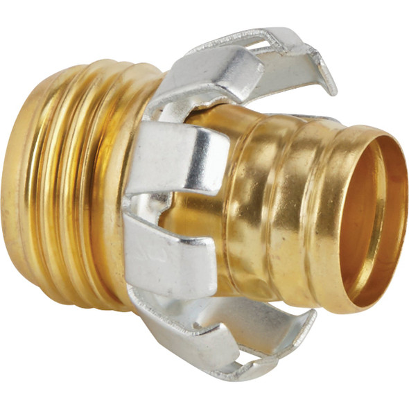 Best Garden 3/4 In. Male Brass Hose Coupling Mender GB-006
