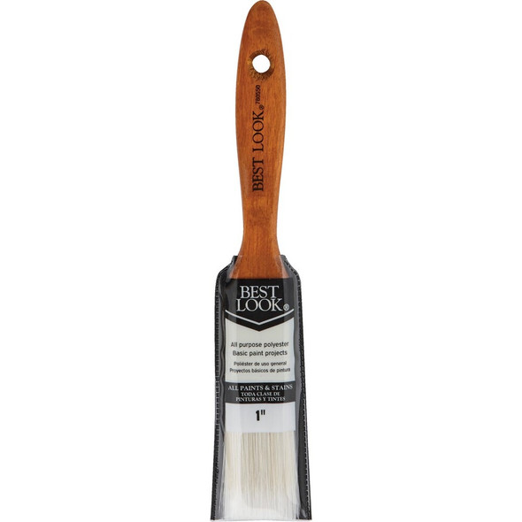 Best Look General Purpose 1 In. Flat Polyester Paint Brush 780550 780550