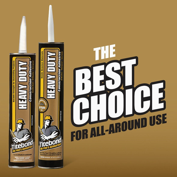 Titebond 10.5 Oz. Heavy Duty Construction Adhesive 5261 277925