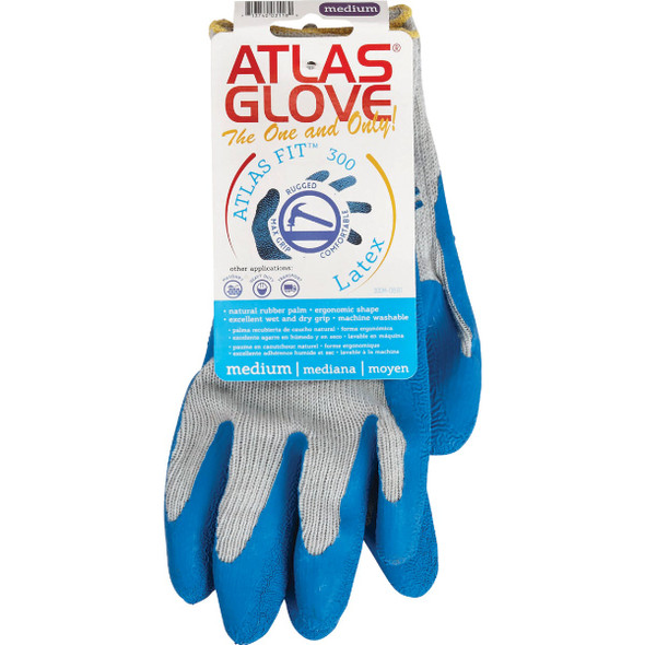 Showa Atlas Men's Medium Rubber Coated Glove Showa Atlas Men's Medium Rubber Coated Glove