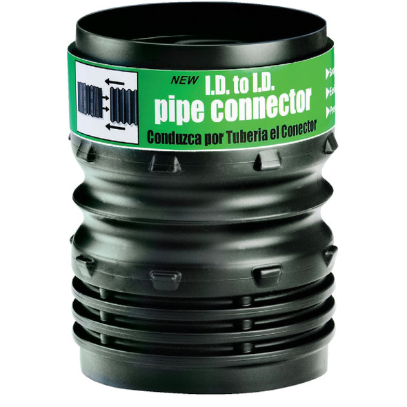 Amerimax 4 In. Universal Plastic Corrugated Connetor 53302