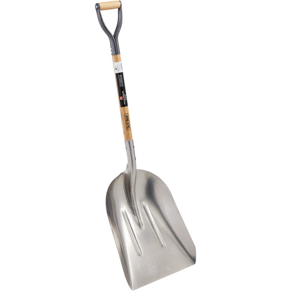 Do it Best 27 In. Wood D-Grip Handle #12 Aluminum Scoop Shovel 700995