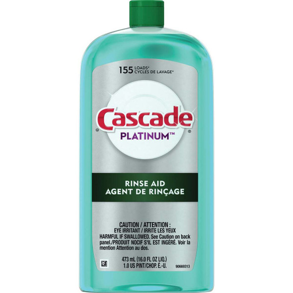 Cascade Platinum 16 Oz. Dishwasher Rinse Aid and Drying Agent 89646