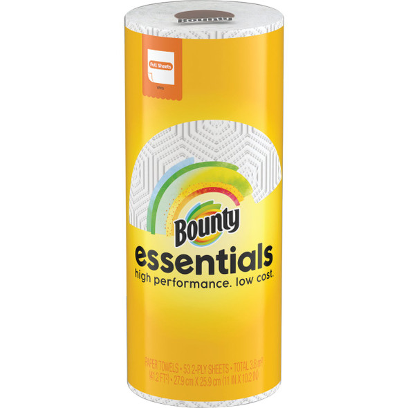 Bounty Essentials Full Sheet Paper Towels (1 Single Plus Roll) Pack of 30