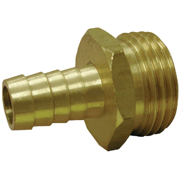 Anderson Metals 3/4 In. Barb x 3/4 In. MHT Brass Hose Barb 737048-1212