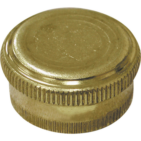 Anderson Metals 3/4 In. Brass Garden Hose Cap 737404-12