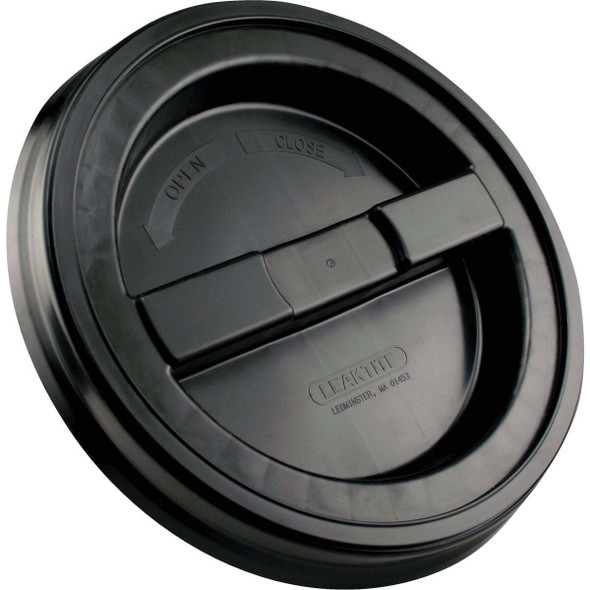 Leaktite Screw-Top Lid for 3.5 & 5 Gal. Pail, Black 1044433