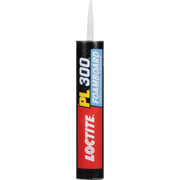 LOCTITE PL 300 28 Oz. Low VOC Foam Board Construction Adhesive 1421930 LOCTITE PL 300 28 Oz. Low VOC Foam Board Construction Adhesive 1421930