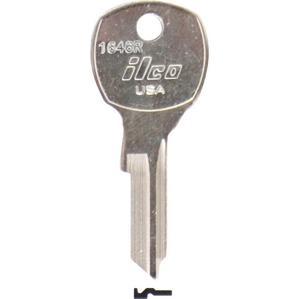 ILCO National Nickel Plated Mailbox Key, 1646R (10-Pack) IAA00019482