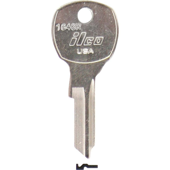 ILCO National Nickel Plated Mailbox Key, 1646R (10-Pack) IAA00019482