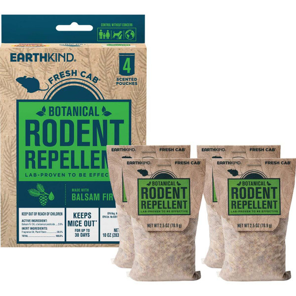 EarthKind Fresh Cab 2.5 Oz. Granular Botanical Rodent Repellent (4-Pack)