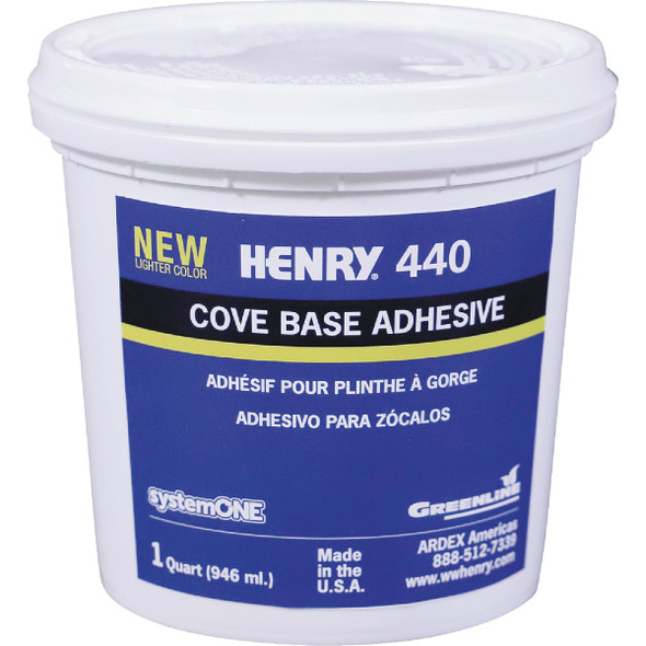 Henry Cove Base Adhesive, 1 Qt. 12109