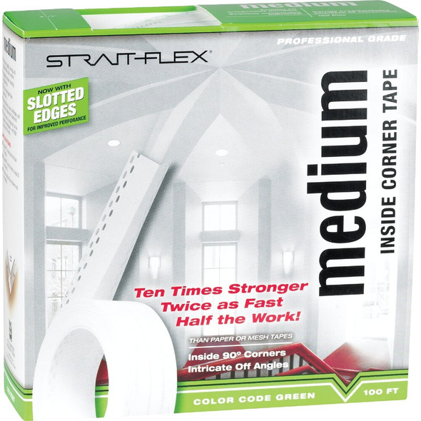 ClarkDietrich-Strait-Flex\n 2-1-4 In. x 100 Ft. \nMedium Corner \nDrywall Tape SM-100S 287822