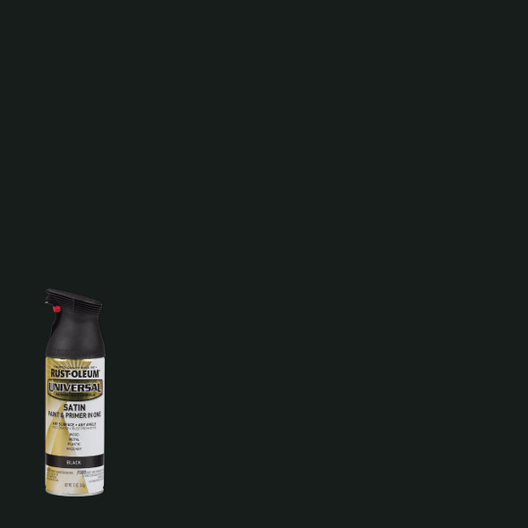 Rust-Oleum Universal 12 Oz. Satin Black Paint 245197