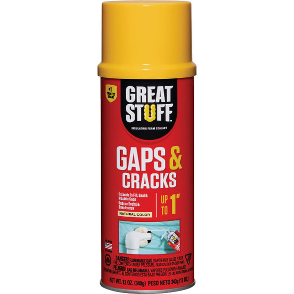 Great Stuff 12 Oz. Gaps & Cracks Foam Sealant 157901