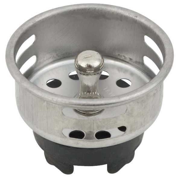 Do it 2 In. Chrome Jr. Duo Basket Strainer Stopper 456314