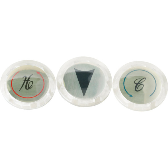 Home Impressions Acrylic Faucet Index Replacement Handle Button A663008CP-JPF1 Home Impressions Acrylic Faucet Index Replacement Handle Button A663008CP-JPF1