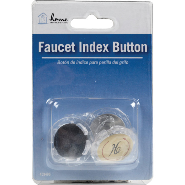 Home Impressions Acrylic Faucet Index Replacement Handle Button A663008CP-JPF1 459496