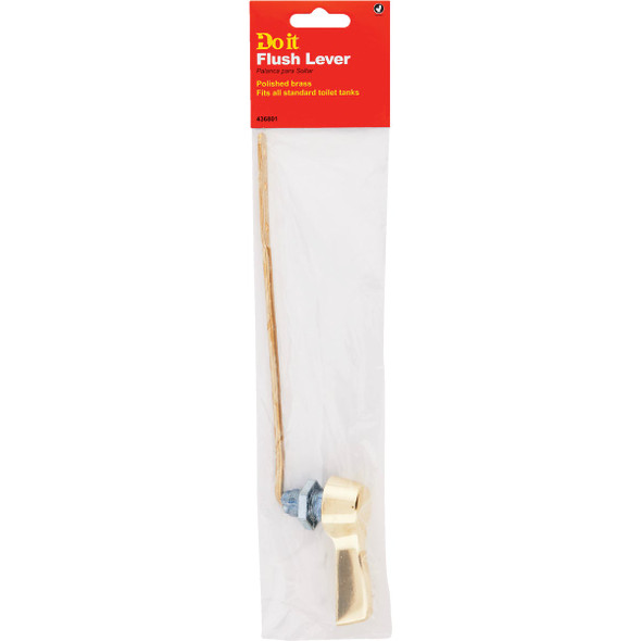 Do it Polished Brass Tank Lever with Brass Arm