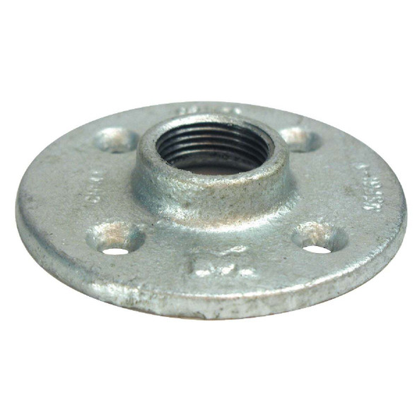 Southland 1/2 In. Malleable Iron Galvanized Floor Flange 511-603HN