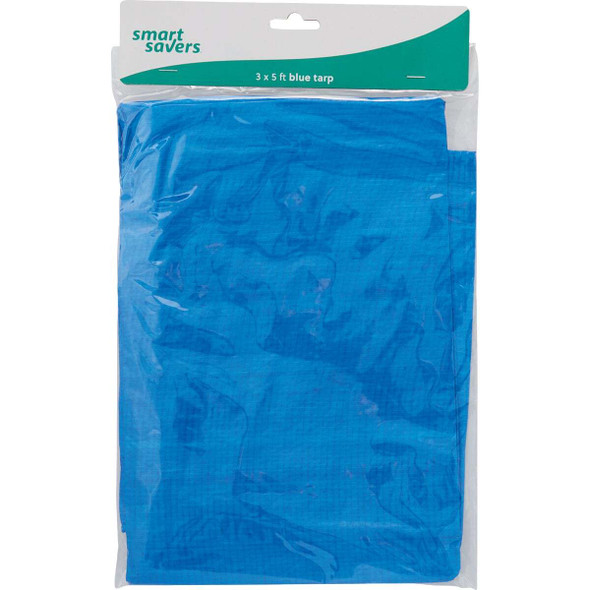 Smart Savers Blue PE 3 Ft. x 5 Ft. Poly Tarp CC101080 Pack of 12