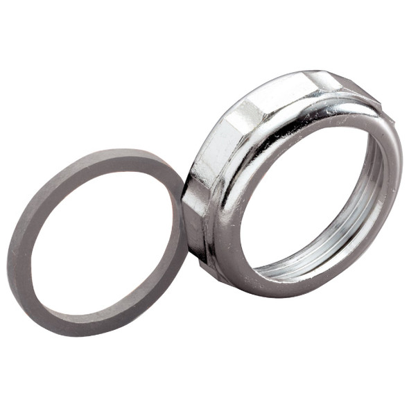 Do it Best 1-1/2 In. x 1-1/4 In. Chrome Zinc Slip Joint Nut and Washer DIB855-10