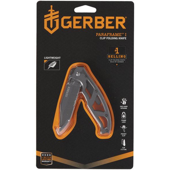 Gerber Paraframe I Serrated 3 In. Folding Knife