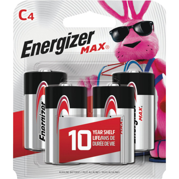 Energizer Max C Alkaline Battery (4-Pack) E93BP-4